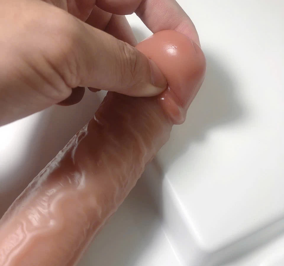 Dương vật giả c&oacute; đế rung thụt ph&aacute;t nhiệt pin sạc cực mạnh