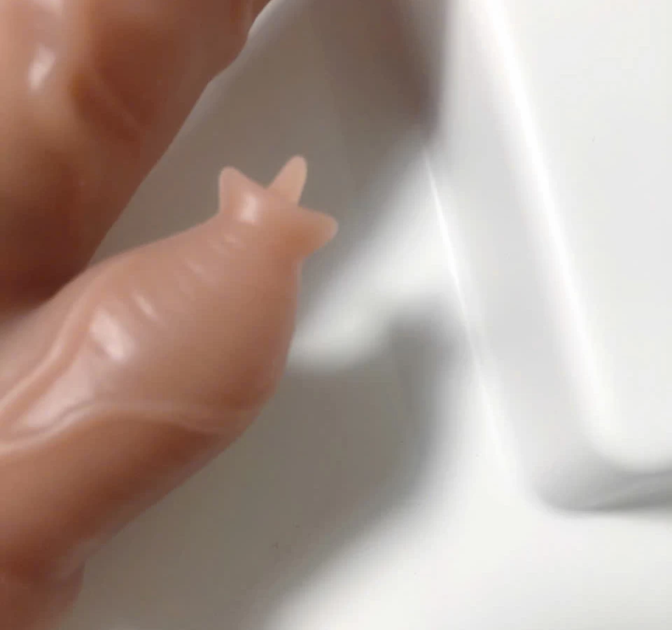 Dương vật giả 2 đầu rung ngo&aacute;y điều khiển từ xa nhỏ