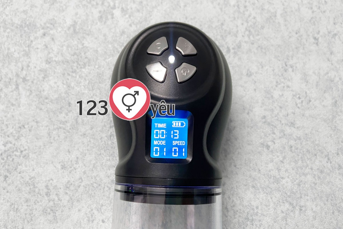 M&aacute;y tập dương vật tự động Root Bath pin sạc 3