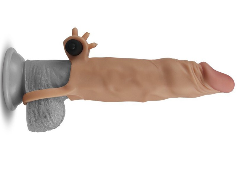 Sex toy bao cao su đ&ocirc;n d&ecirc;n c&oacute; quai đeo si&ecirc;u mềm cao cấp Lovetoy 5