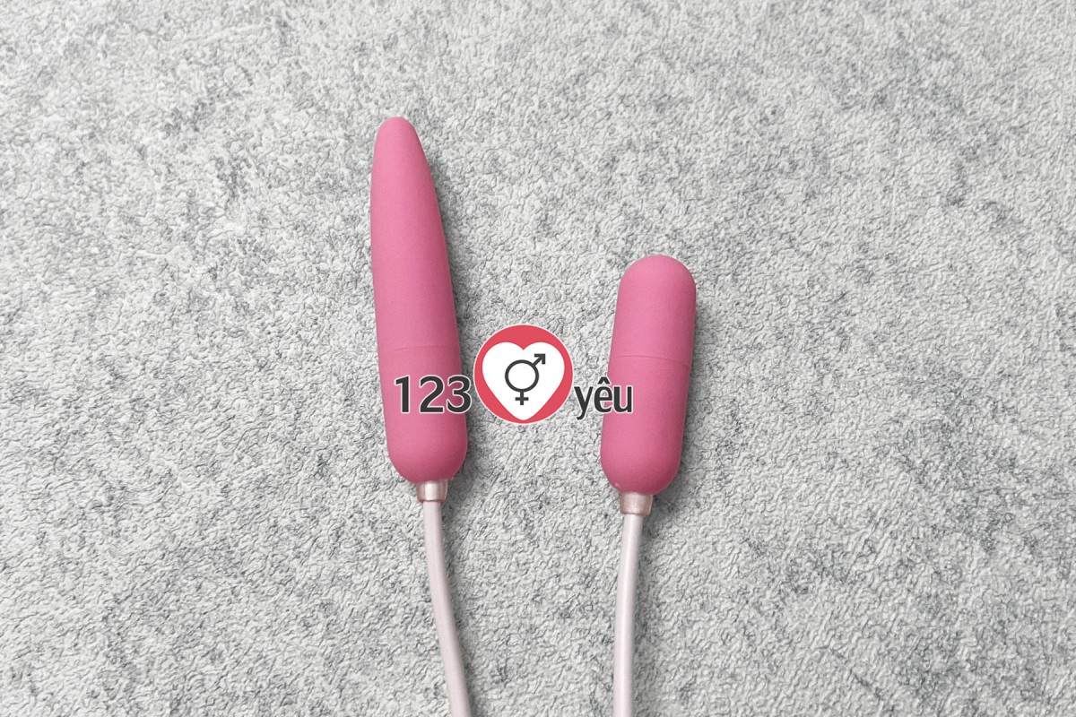 Trứng rung tình y&ecirc;u Mirai 2 đ&acirc;̀u si&ecirc;u nhỏ 20 chế độ &ecirc;m &aacute;i 2