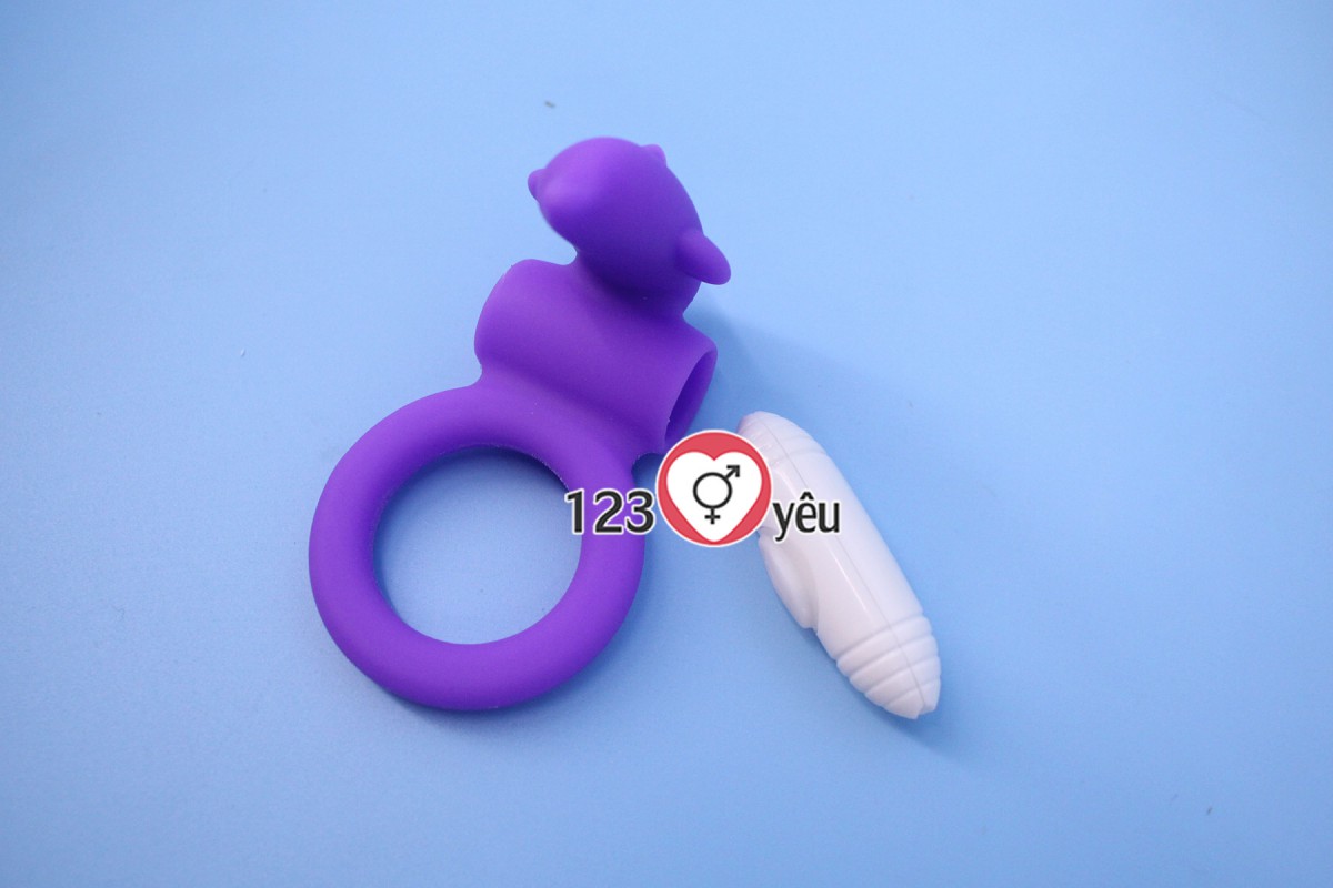 Sex toy v&ograve;ng đeo dương vật Dolphin 16