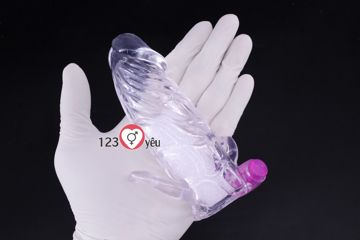 Bao đ&ocirc;n d&ecirc;n tăng k&iacute;ch thước dương vật Penis Sleeve 2