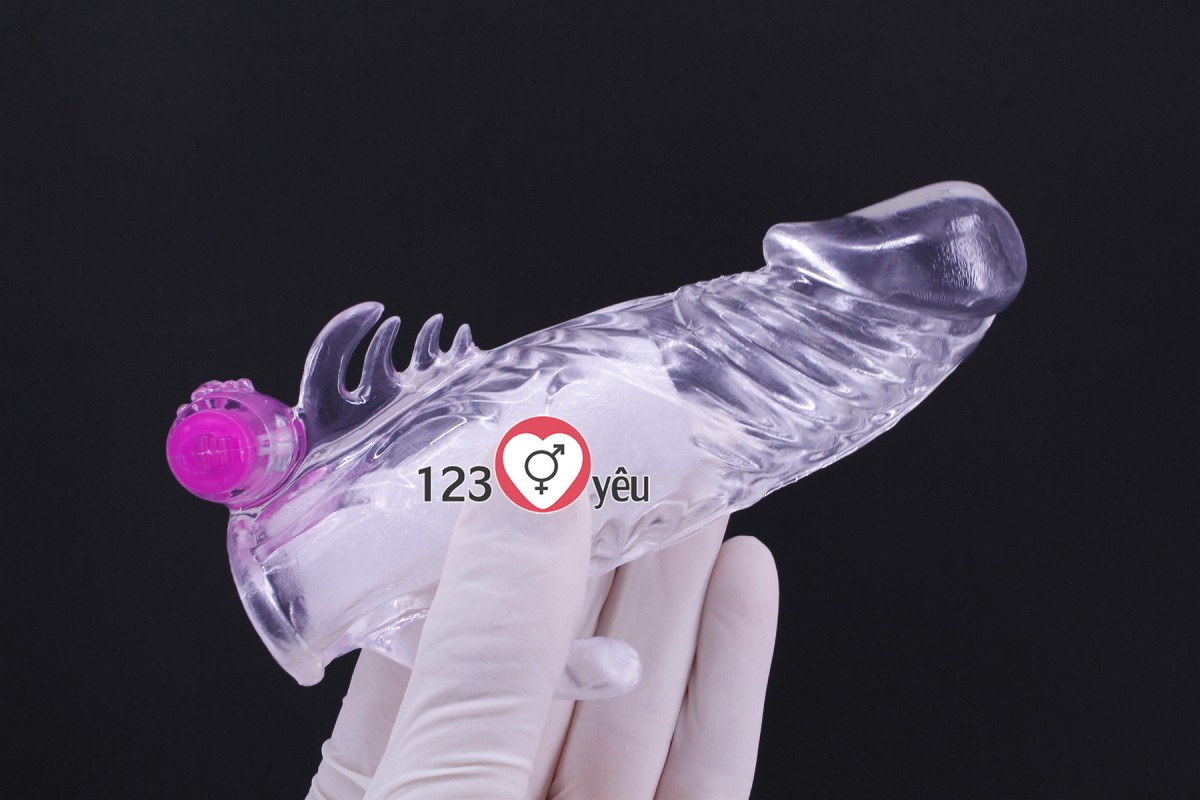 Bao đ&ocirc;n d&ecirc;n tăng k&iacute;ch thước dương vật Penis Sleeve 3