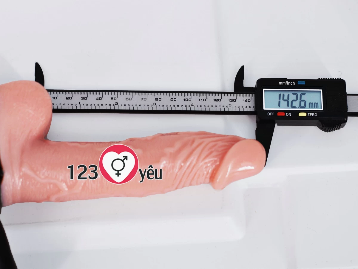Dương vật giả c&oacute; d&acirc;y đeo Ultra Passionate có rung cho LES