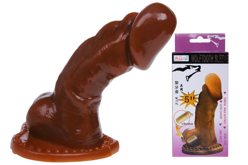 Sex toy bao cao su đ&ocirc;n d&ecirc;n si&ecirc;u mềm c&oacute; b&igrave;u Wolftooth 1