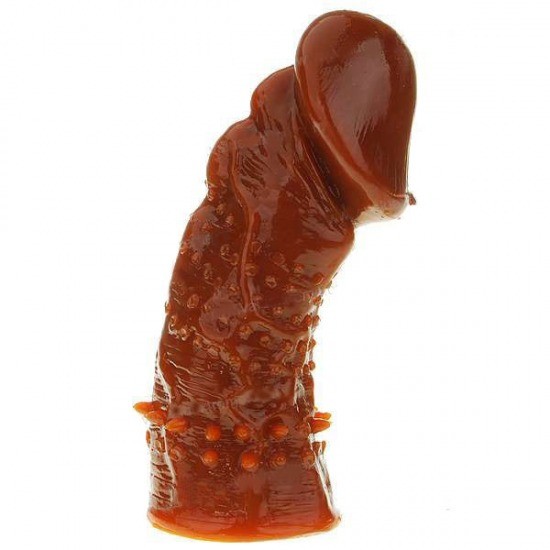 Sex toy bao cao su đ&ocirc;n d&ecirc;n gai si&ecirc;u mềm tăng k&iacute;ch thước dương vật 1