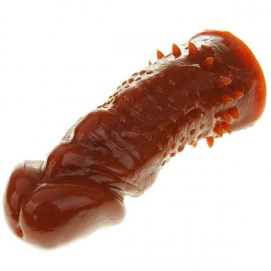 Sex toy bao cao su đ&ocirc;n d&ecirc;n gai si&ecirc;u mềm tăng k&iacute;ch thước dương vật 2