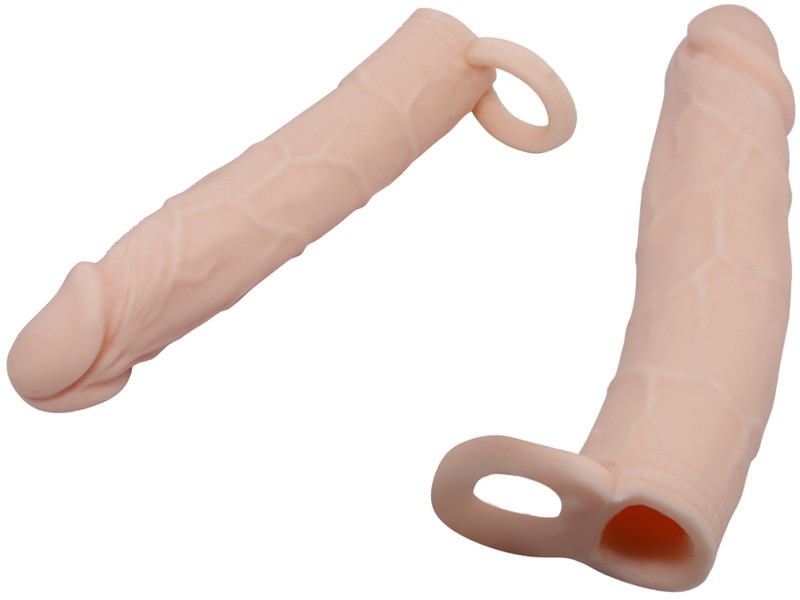 Sex toy bao cao su đ&ocirc;n d&ecirc;n Prettylove cao cấp c&oacute; quai đeo 7 inch 4