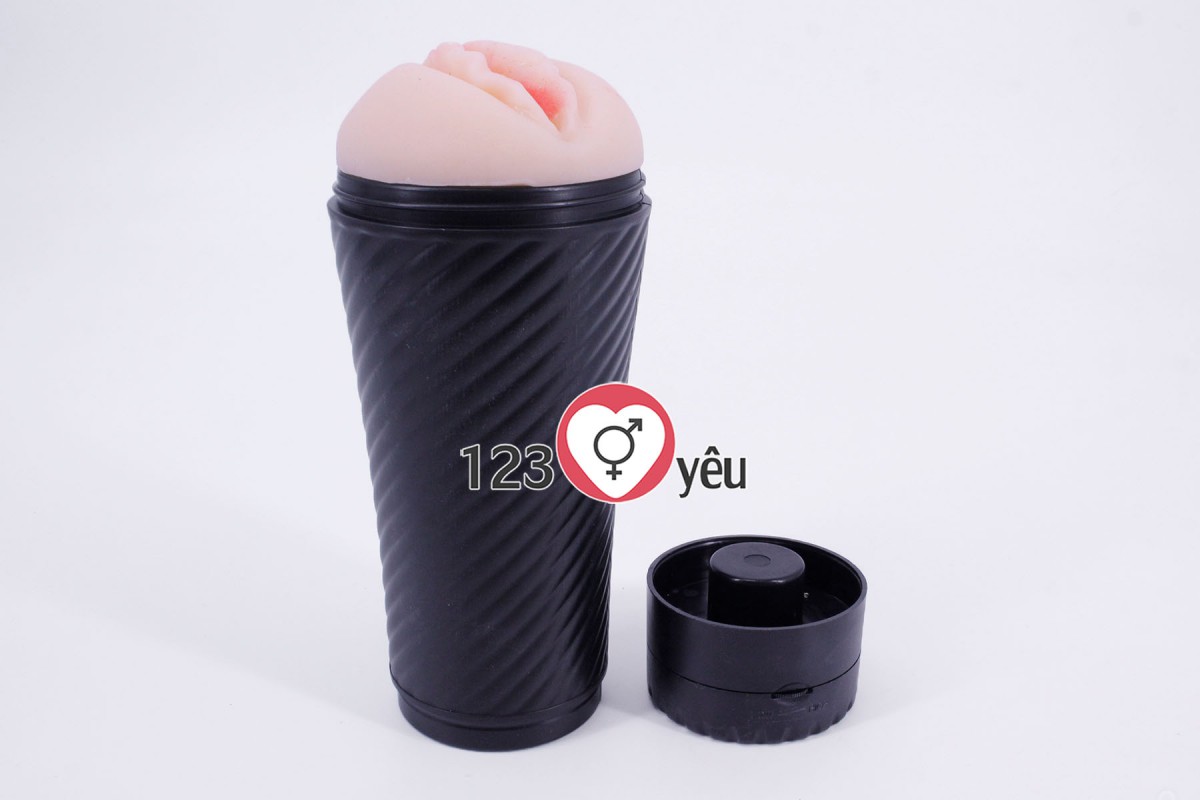 &Acirc;m đạo giả đ&egrave;n pin Pink Pussy có rung gi&aacute; rẻ 6