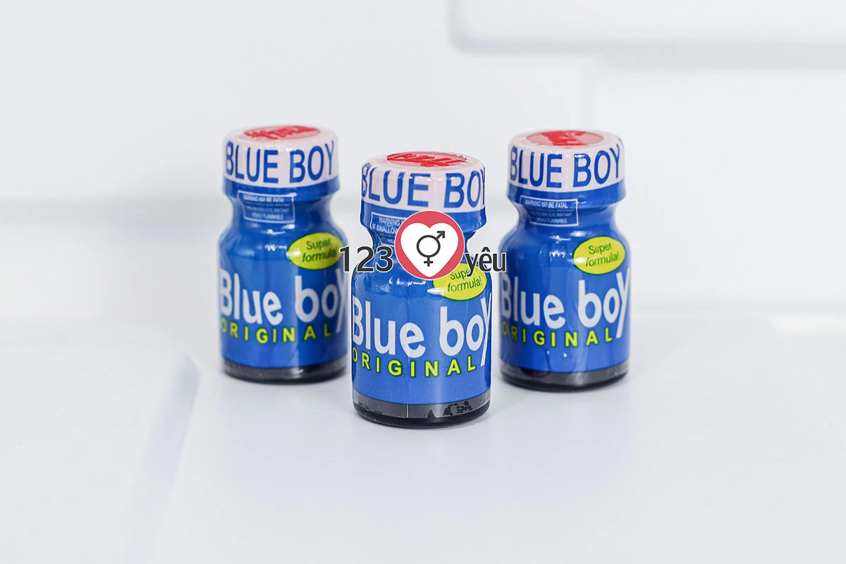 Chai h&iacute;t Popper Blue Boy Original 10ml tăng cảm gi&aacute;c hưng phấn