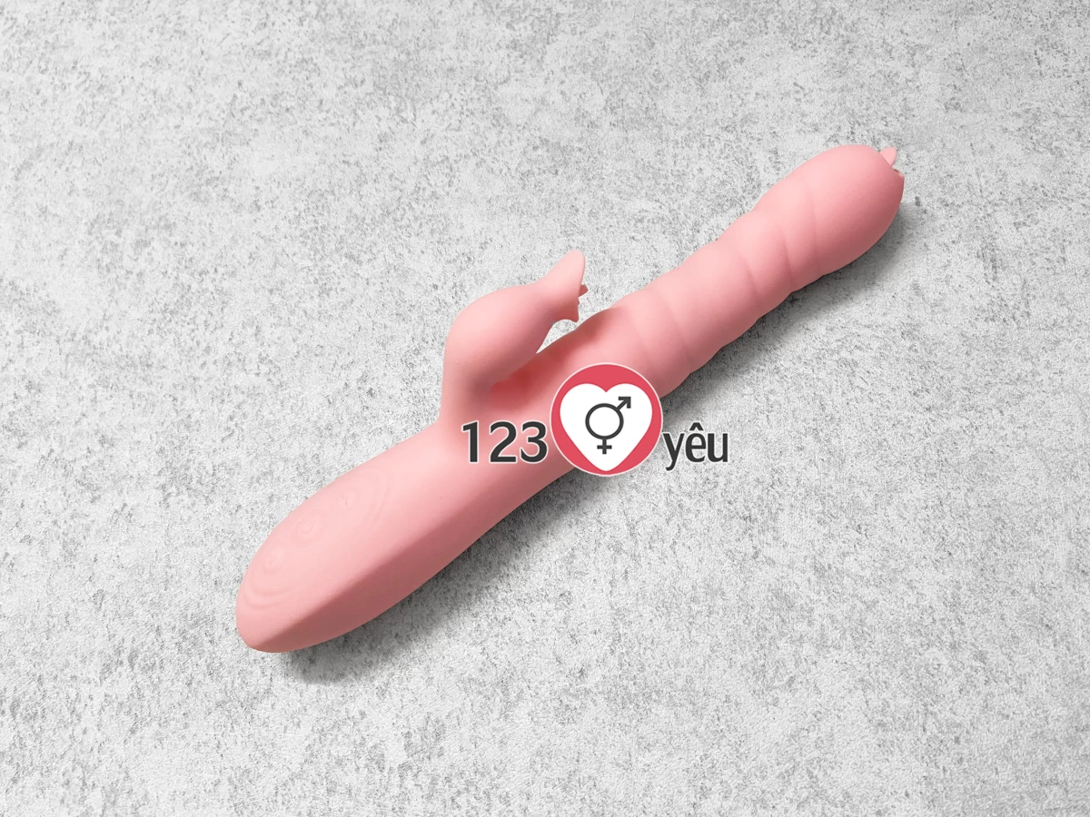 Lưỡi masage điểm G Sweet rung thụt, ph&aacute;t nhiệt pin sạc