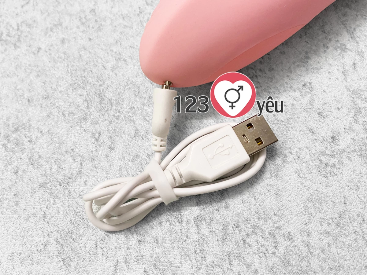 Lưỡi masage điểm G Sweet rung thụt, ph&aacute;t nhiệt pin sạc