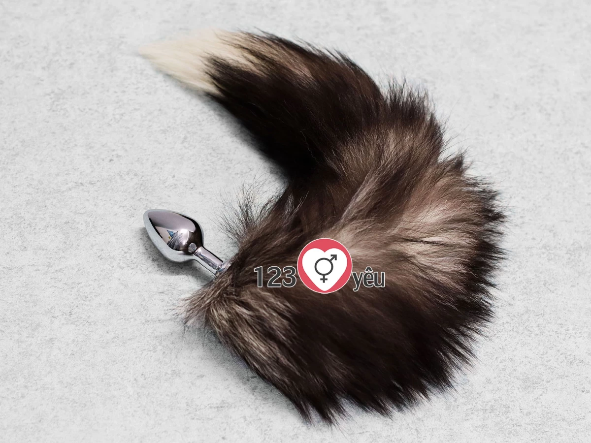 Đồ chơi kích thích h&acirc;̣u m&ocirc;n đu&ocirc;i sói inox loại đẹp