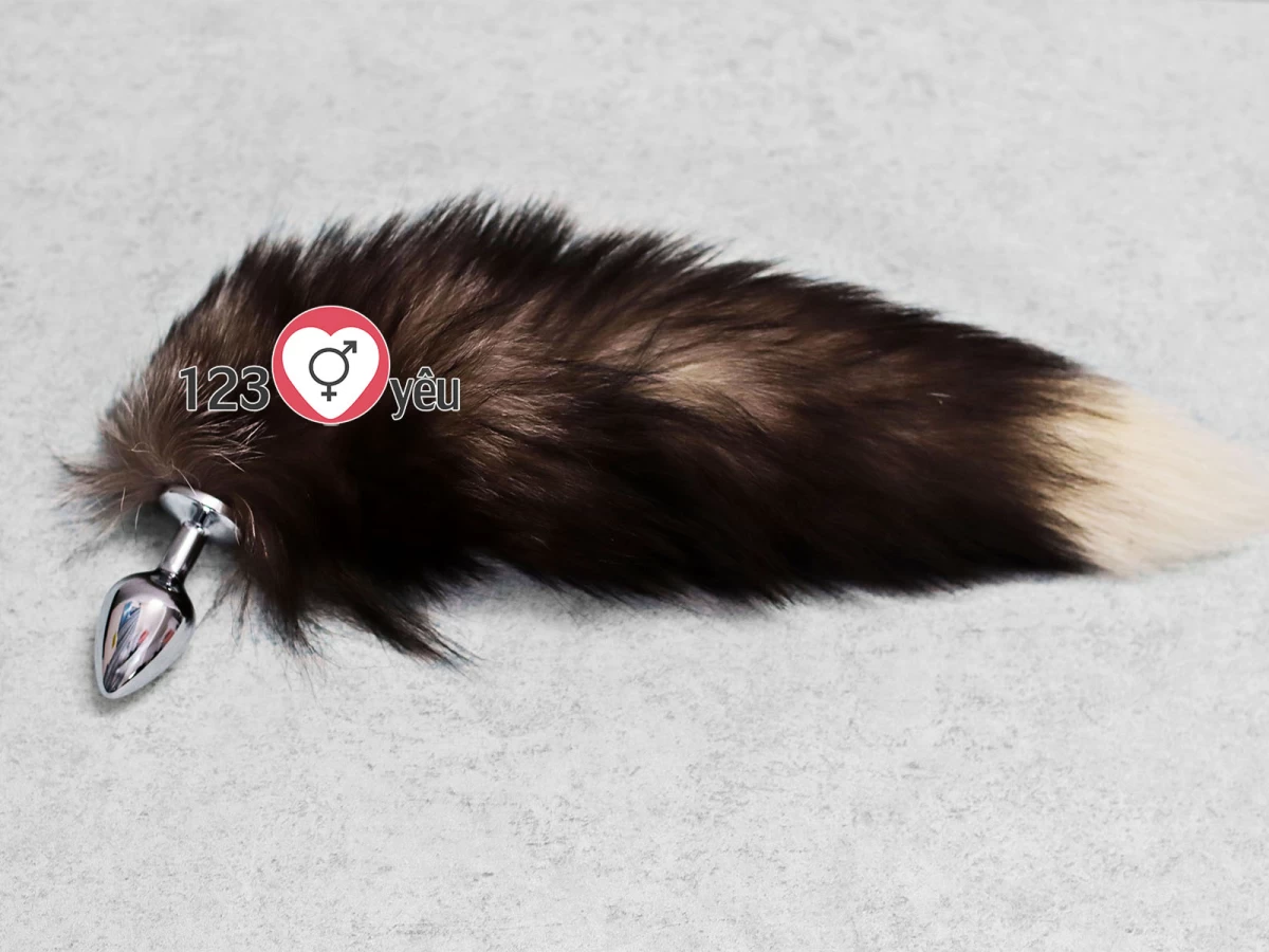 Đồ chơi kích thích h&acirc;̣u m&ocirc;n đu&ocirc;i sói inox loại đẹp