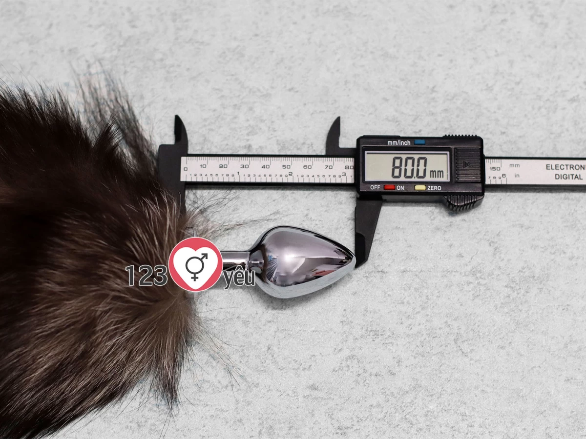 Đồ chơi kích thích h&acirc;̣u m&ocirc;n đu&ocirc;i sói inox loại đẹp