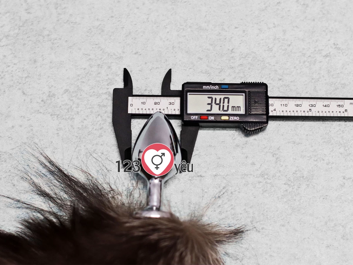 Đồ chơi kích thích h&acirc;̣u m&ocirc;n đu&ocirc;i sói inox loại đẹp