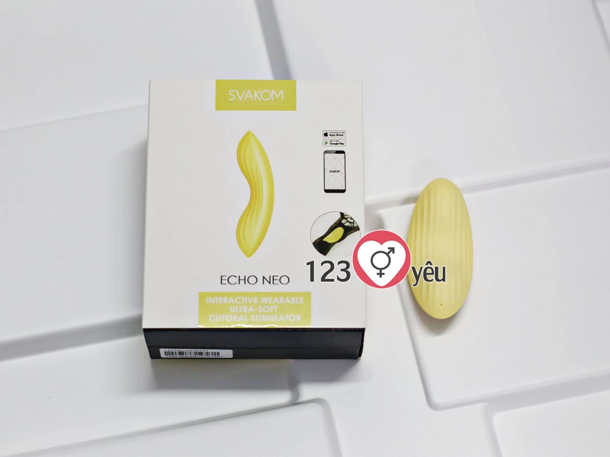 Trứng rung t&igrave;nh y&ecirc;u Svakom Echo Neo ch&iacute;nh h&atilde;ng