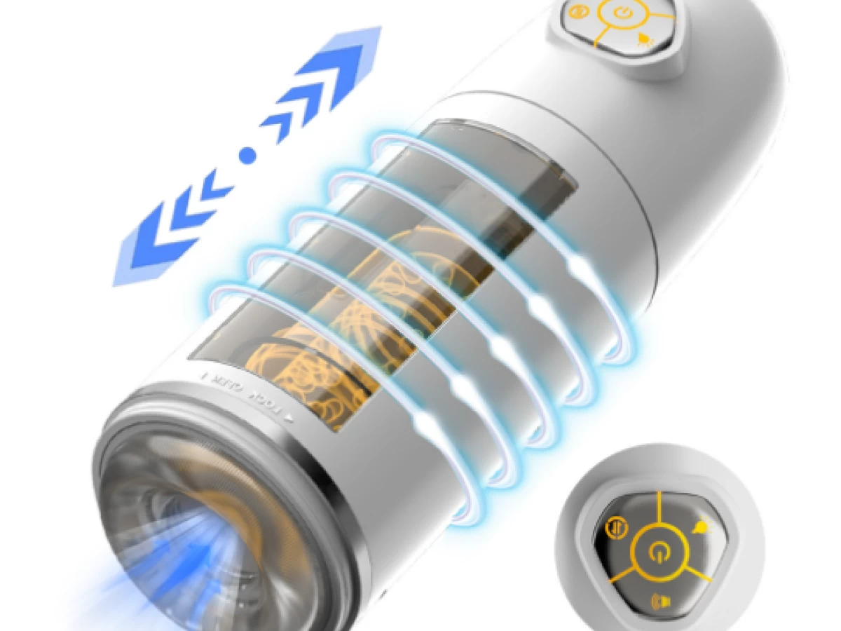 Âm đạo giả tự động xoay - thụt- rên có đèn