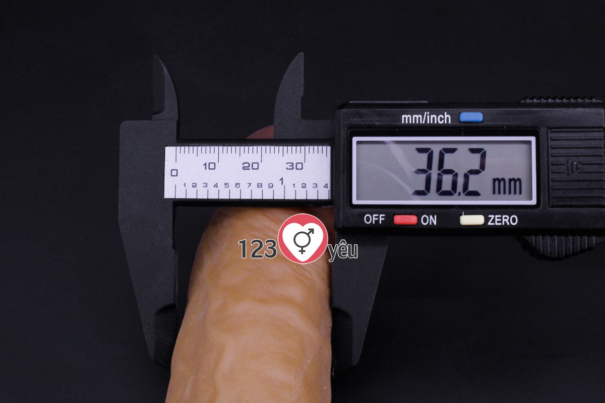 Dương vật giả c&oacute; đế da n&acirc;u Nature Cock 8 inch mềm mại nhập khẩu USA 7