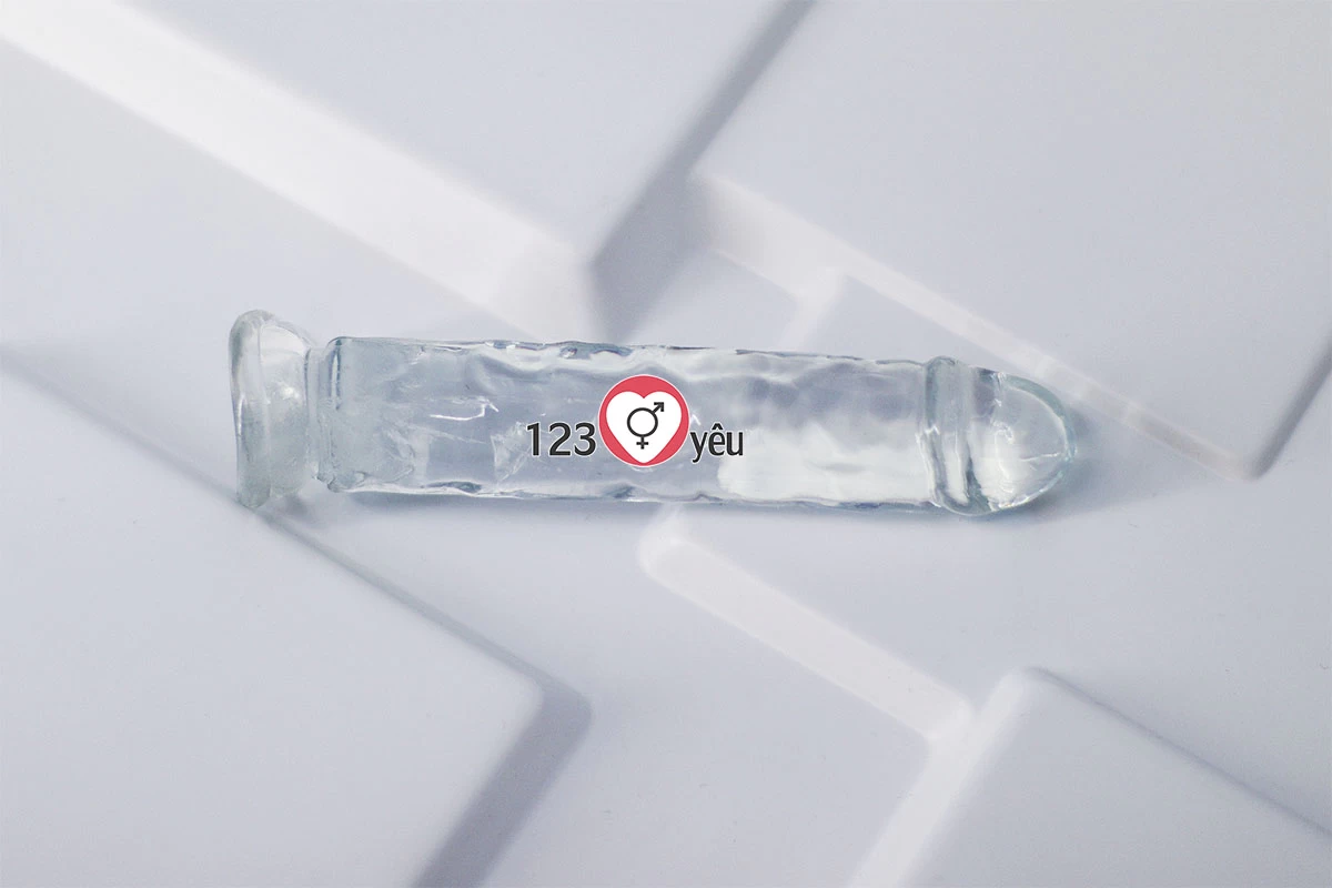 Dương vật giả c&oacute; đế trong suốt cực sướng size nhỏ