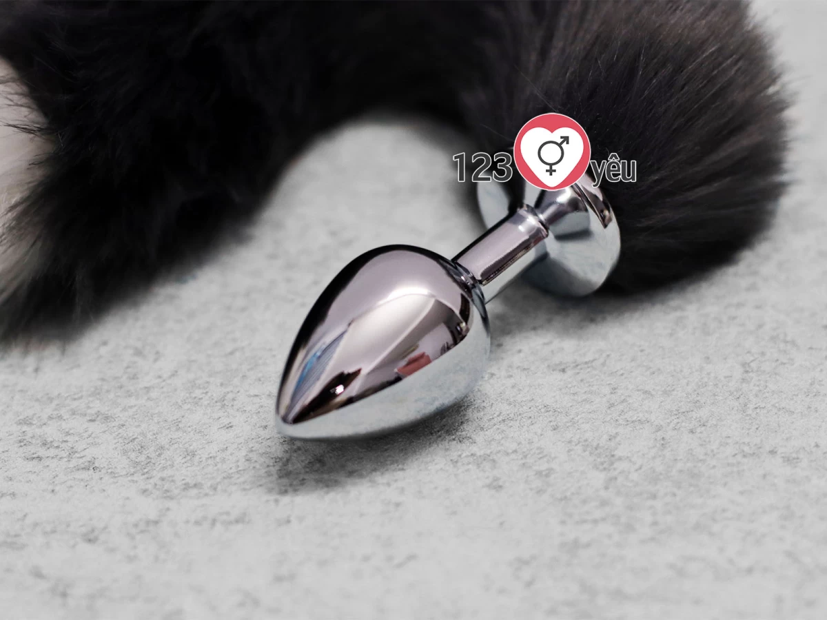 Đồ chơi k&iacute;ch hậu đu&ocirc;i c&aacute;o x&aacute;m trắng