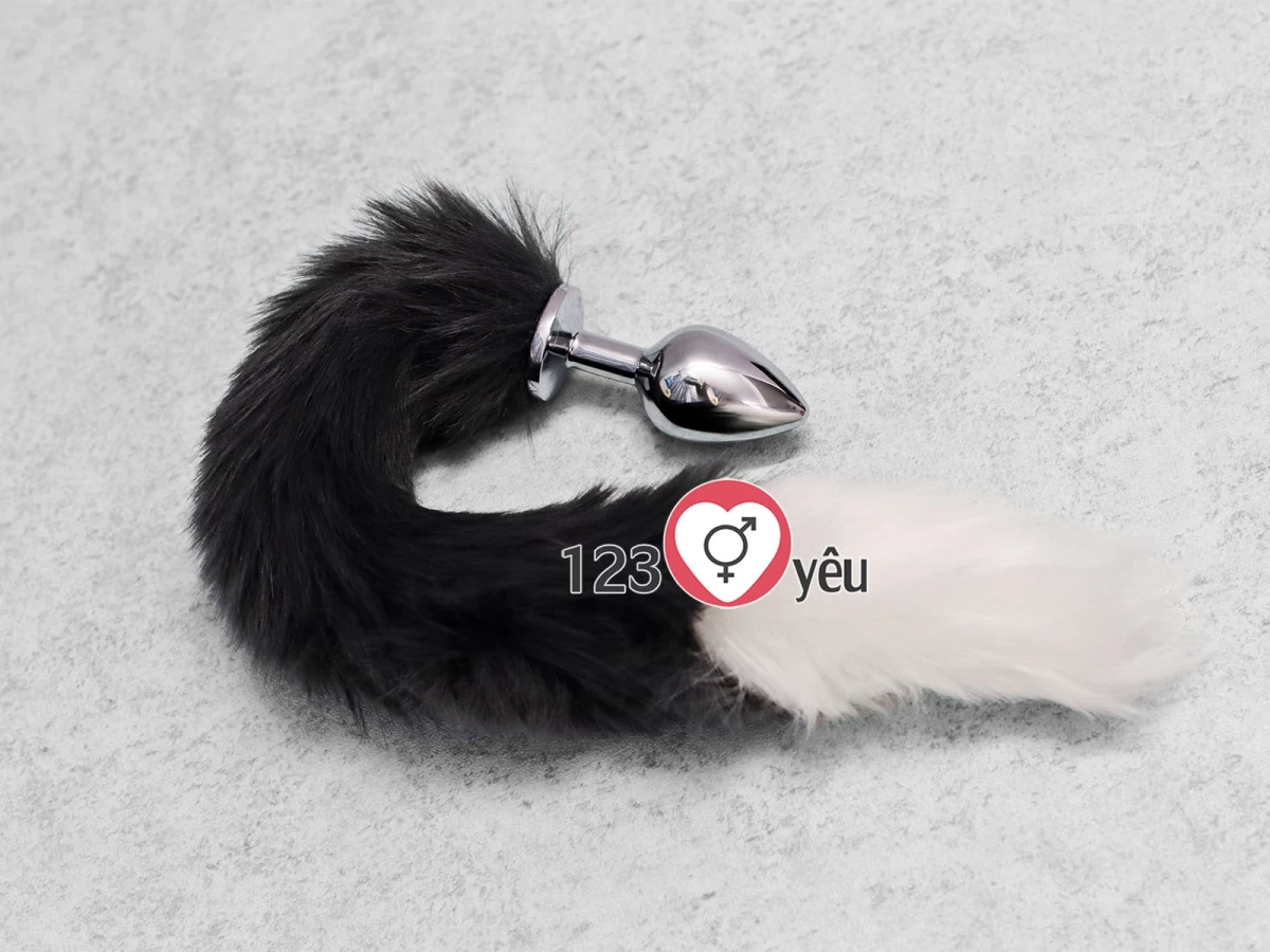 Đồ chơi k&iacute;ch hậu đu&ocirc;i c&aacute;o x&aacute;m trắng