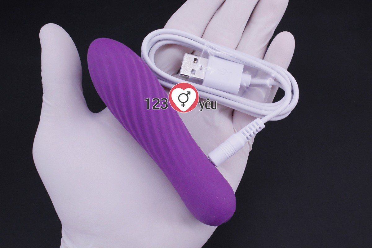 Trứng rung t&igrave;nh y&ecirc;u nhỏ gọn Tulip pin sạc 9