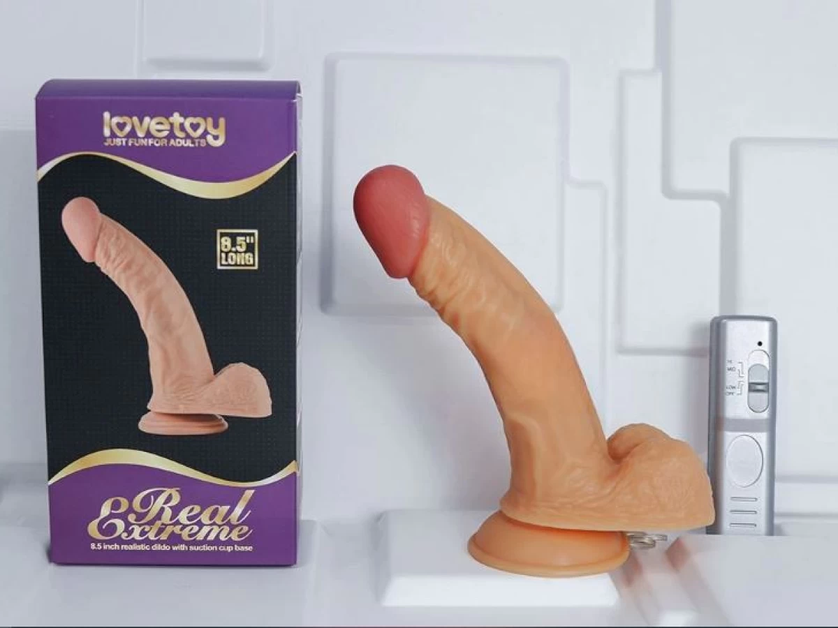 Dương vật giả lovetoy 8.5 inch có đế chất liệu silicon như thật