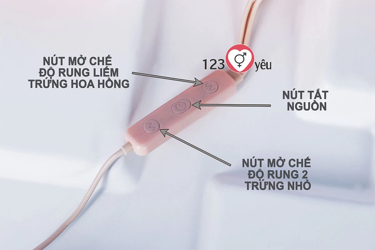 Trứng rung t&igrave;nh y&ecirc;u 3 đầu Ankni thanh l&yacute;