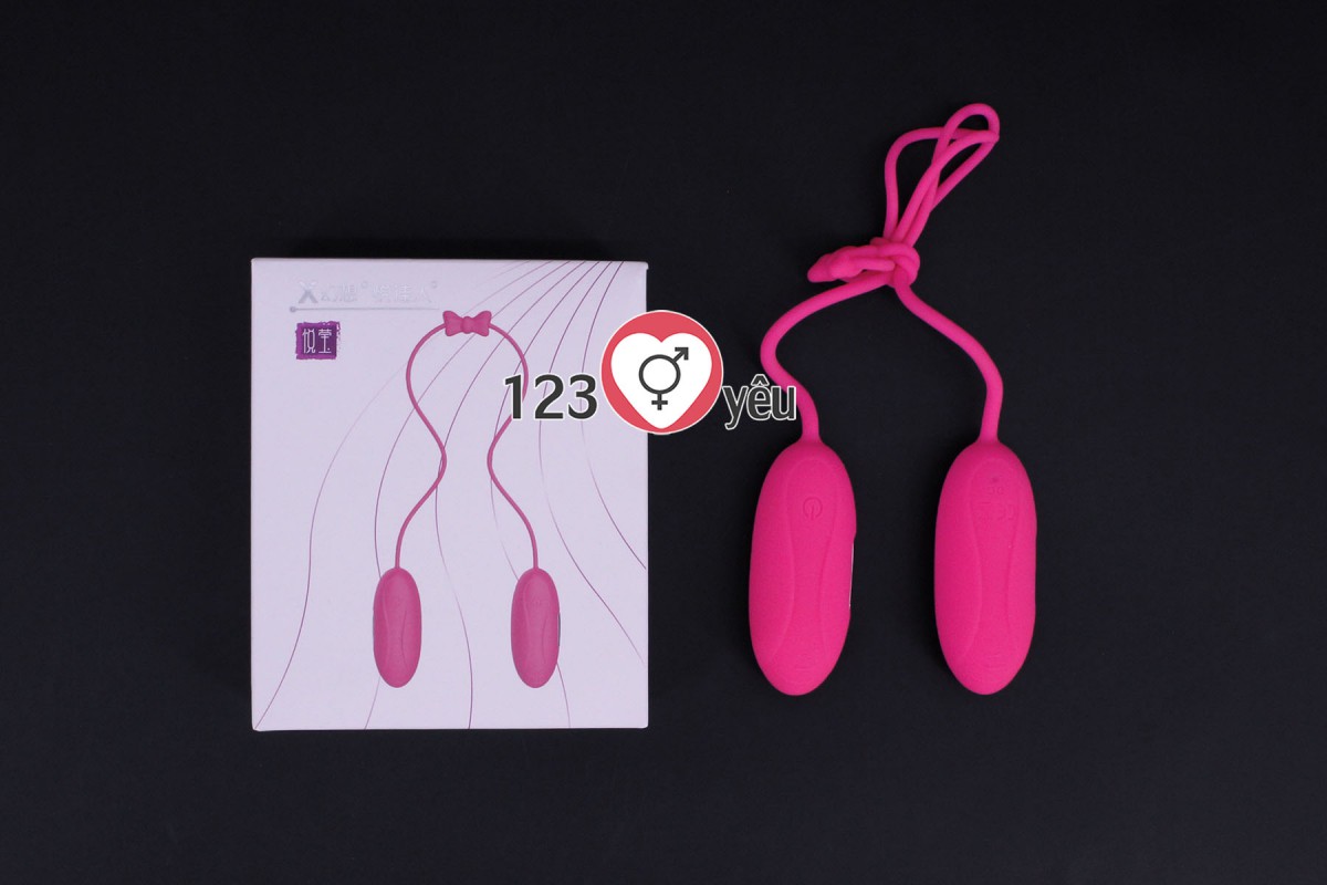 Trứng rung t&igrave;nh y&ecirc;u 2 đầu Aphojoy mạnh v&agrave; nhỏ gọn 1