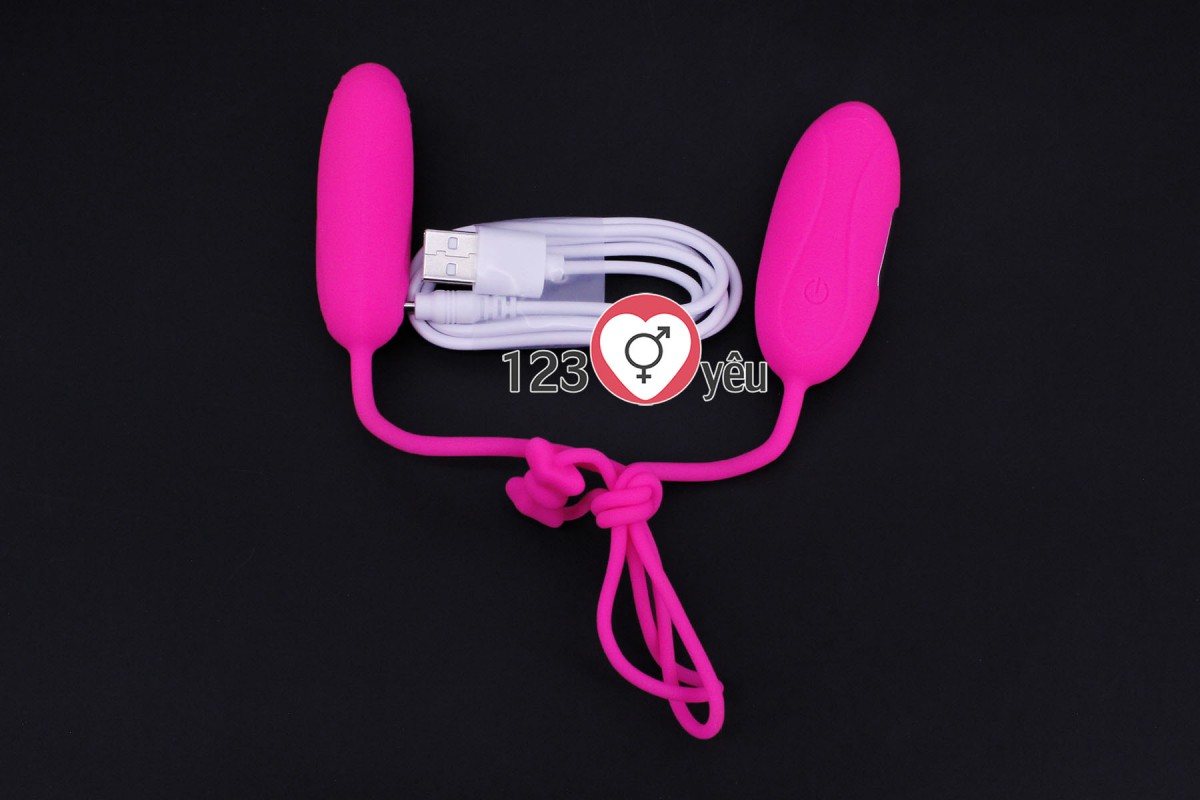 Trứng rung t&igrave;nh y&ecirc;u 2 đầu Aphojoy mạnh v&agrave; nhỏ gọn 6
