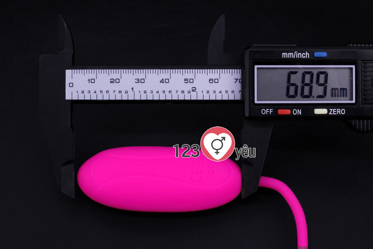 Trứng rung t&igrave;nh y&ecirc;u 2 đầu Aphojoy mạnh v&agrave; nhỏ gọn 8
