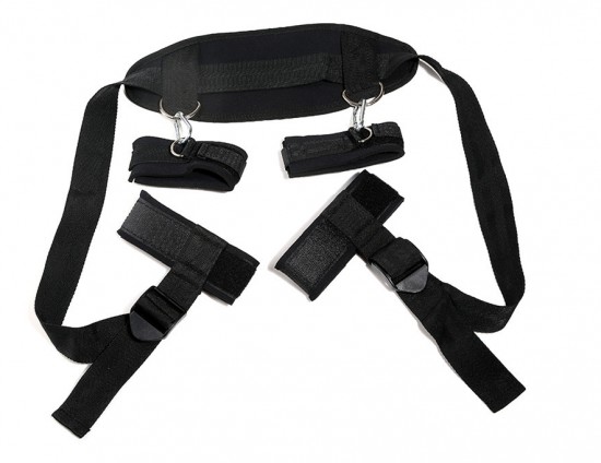 Đai đeo dụng cụ t&igrave;nh dục bạo d&acirc;m đen 2