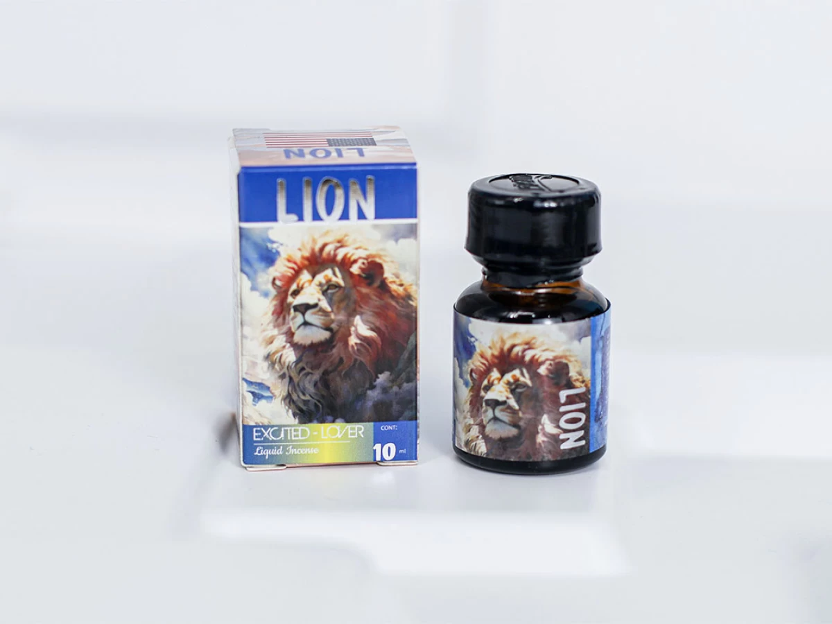 Nước ngửi Popper Lion 10ml tăng cảm giác khoái cảm – Mô tả chi tiết