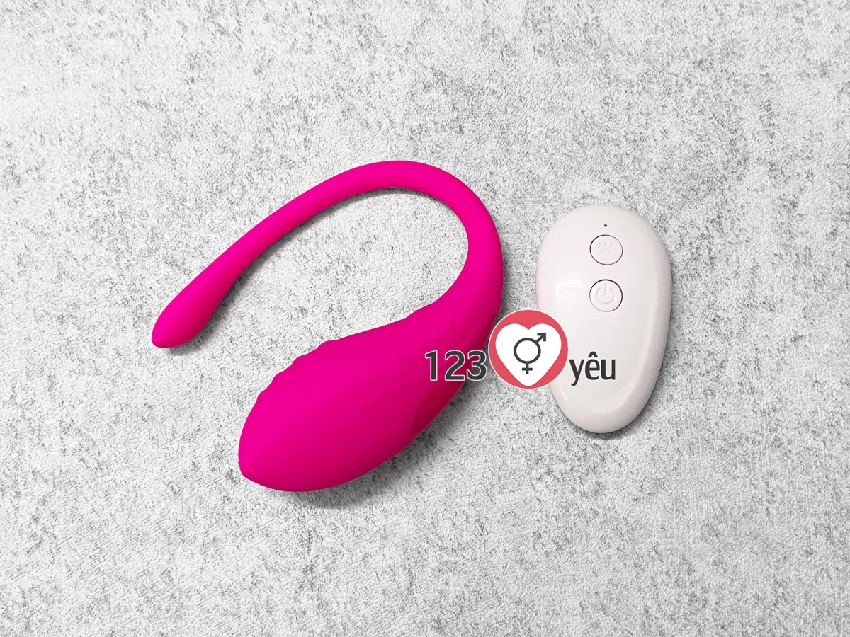 Trứng rung t&igrave;nh y&ecirc;u tinh tr&ugrave;ng pin sạc điều khiển từ xa