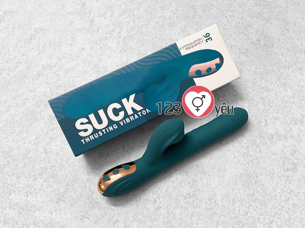 M&aacute;y massage Suck rung thụt, b&uacute; m&uacute;t 36 chế độ