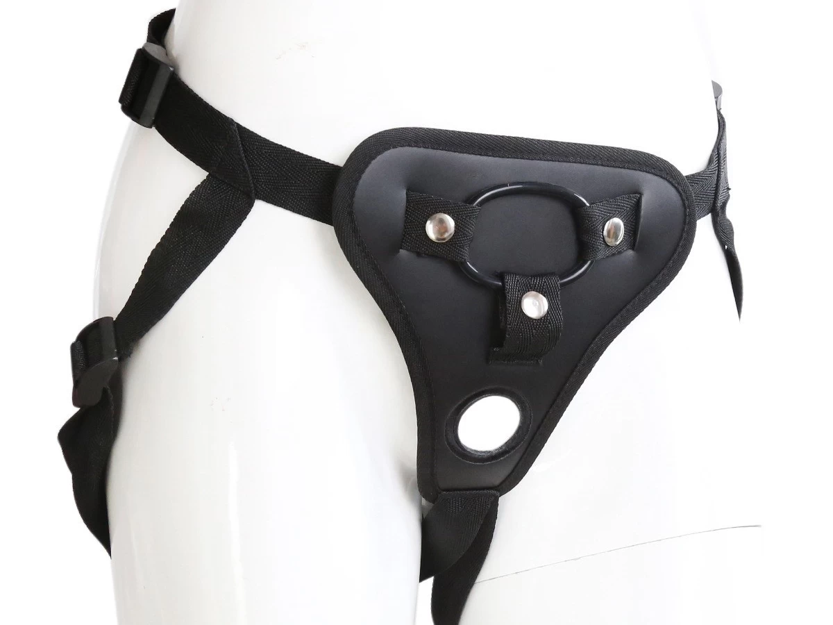 Quần d&acirc;y đeo gắn 2 dương vật giả t&ugrave;y &yacute;