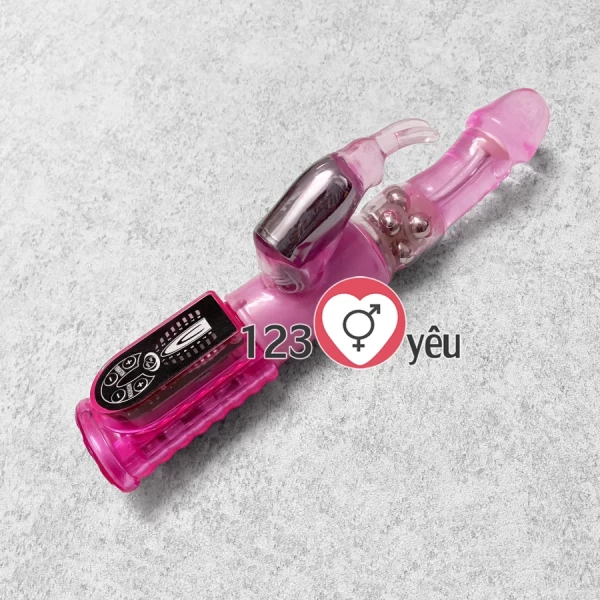 Dương vật giả có nhánh đa năng Lovely 16 chế độ pin rời – Mô tả chi tiết