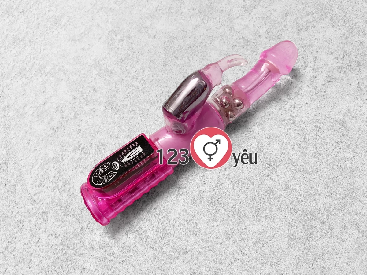 Dương vật giả có nhánh đa năng Lovely 16 chế độ pin rời – Mô tả chi tiết