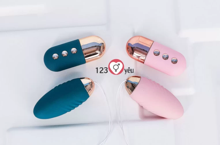 Trứng rung t&igrave;nh y&ecirc;u cao cấp Lido tỏa nhiệt điều khiển từ xa