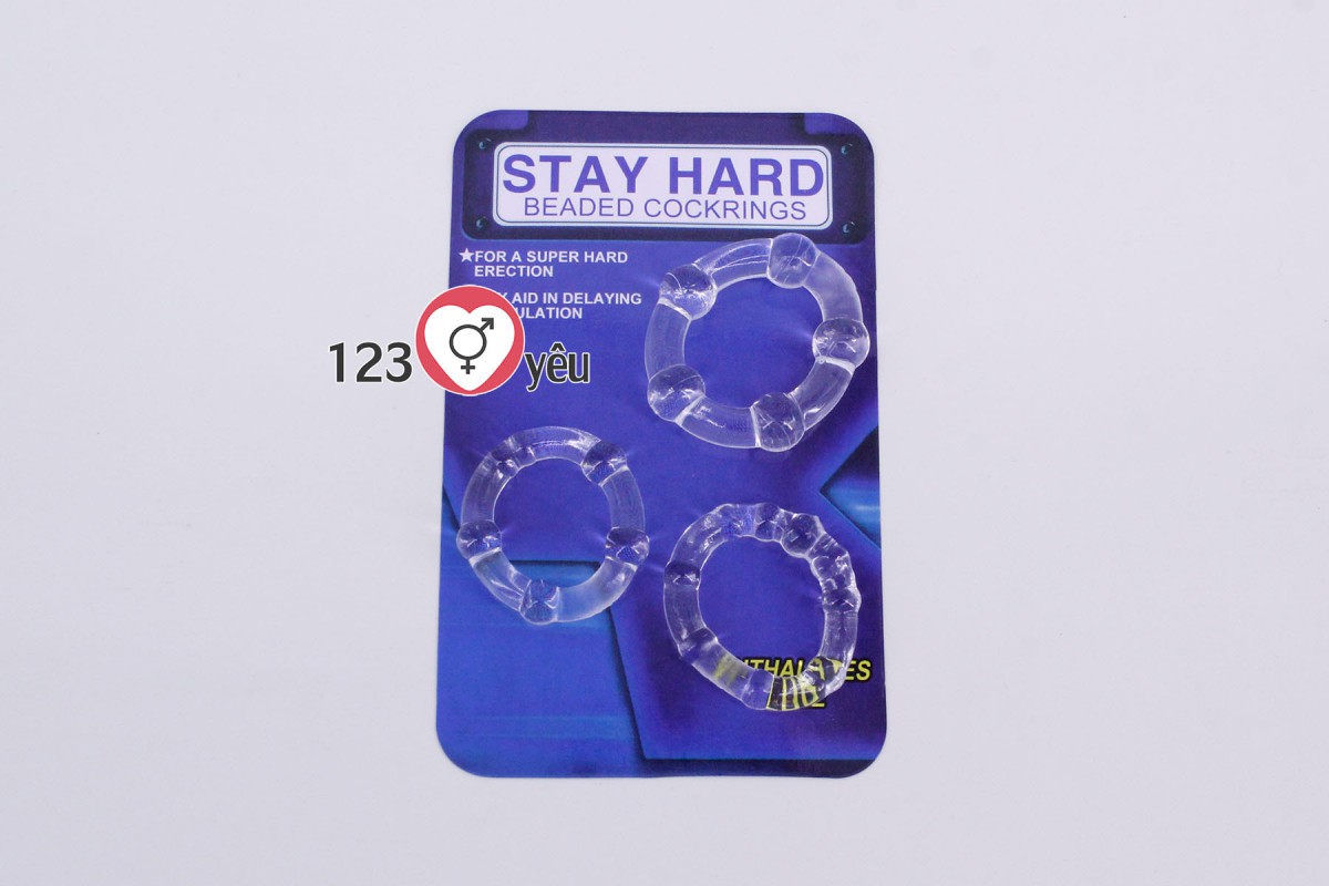 V&ograve;ng bi đeo dương vật Stay Hard 1