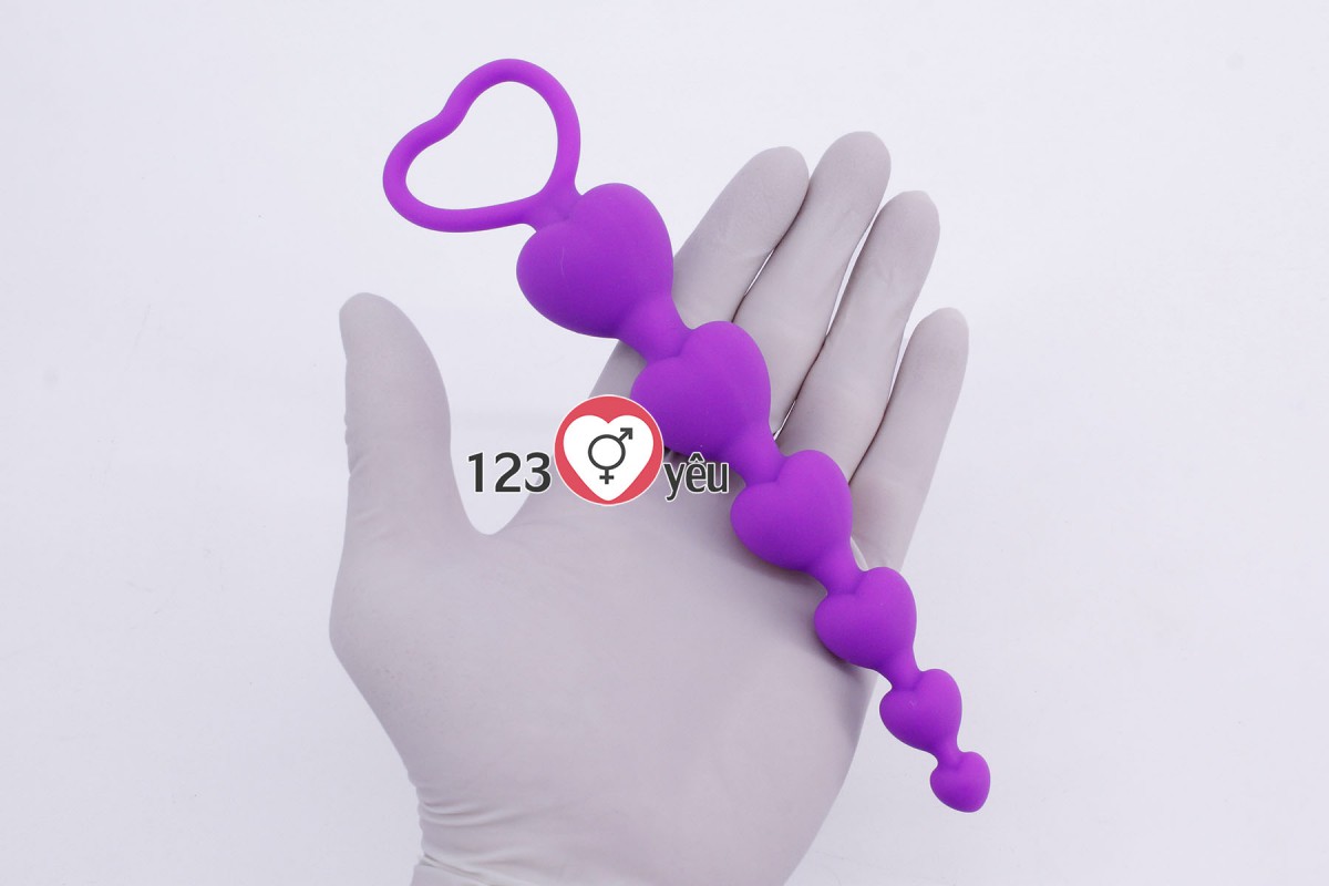 Dụng cụ kích thích h&acirc;̣u m&ocirc;n trái tim 2