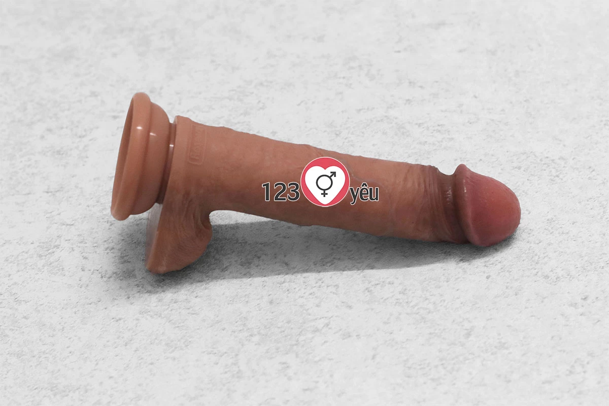 Dương vật giả c&oacute; đế Lovetoy 7.5inch kh&ocirc;ng rung