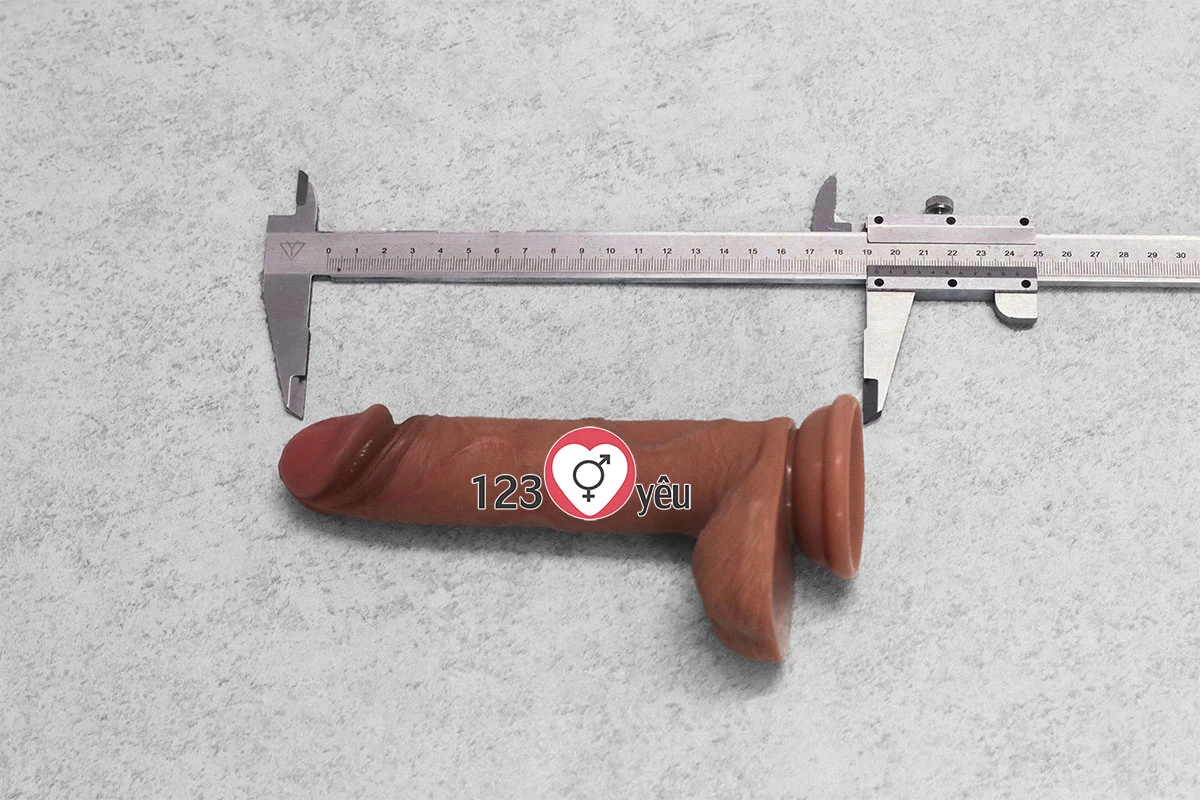 Dương vật giả c&oacute; đế Lovetoy 7.5inch kh&ocirc;ng rung