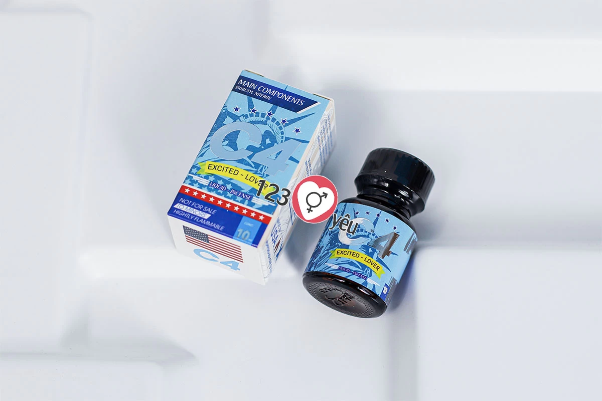 Chai h&iacute;t Popper C4 Main Components 10ml tăng cảm gi&aacute;c hưng phấn