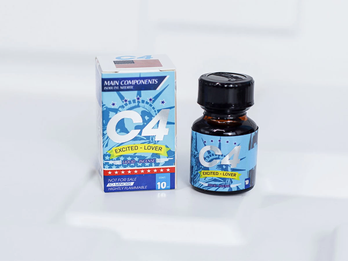 Chai hít Popper C4 Main Components 10ml tăng cảm giác hưng phấn
