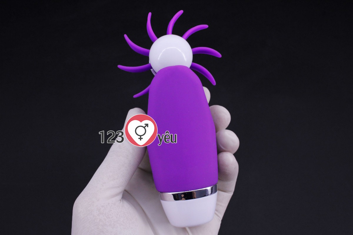 Lưỡi xoay massage &acirc;m đạo pin sạc Intoxicated Love 7 ch&ecirc;́ đ&ocirc;̣ rung 2