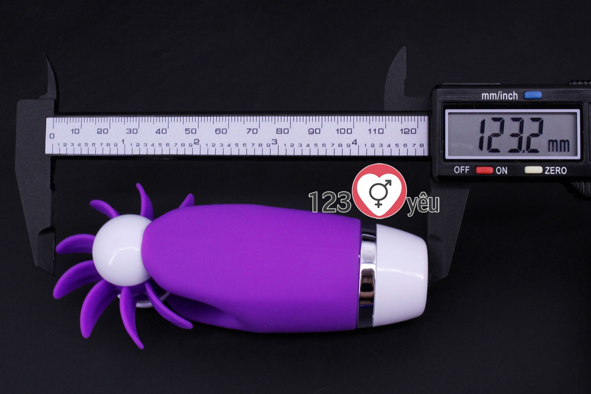 Lưỡi xoay massage &acirc;m đạo pin sạc Intoxicated Love 7 ch&ecirc;́ đ&ocirc;̣ rung 7