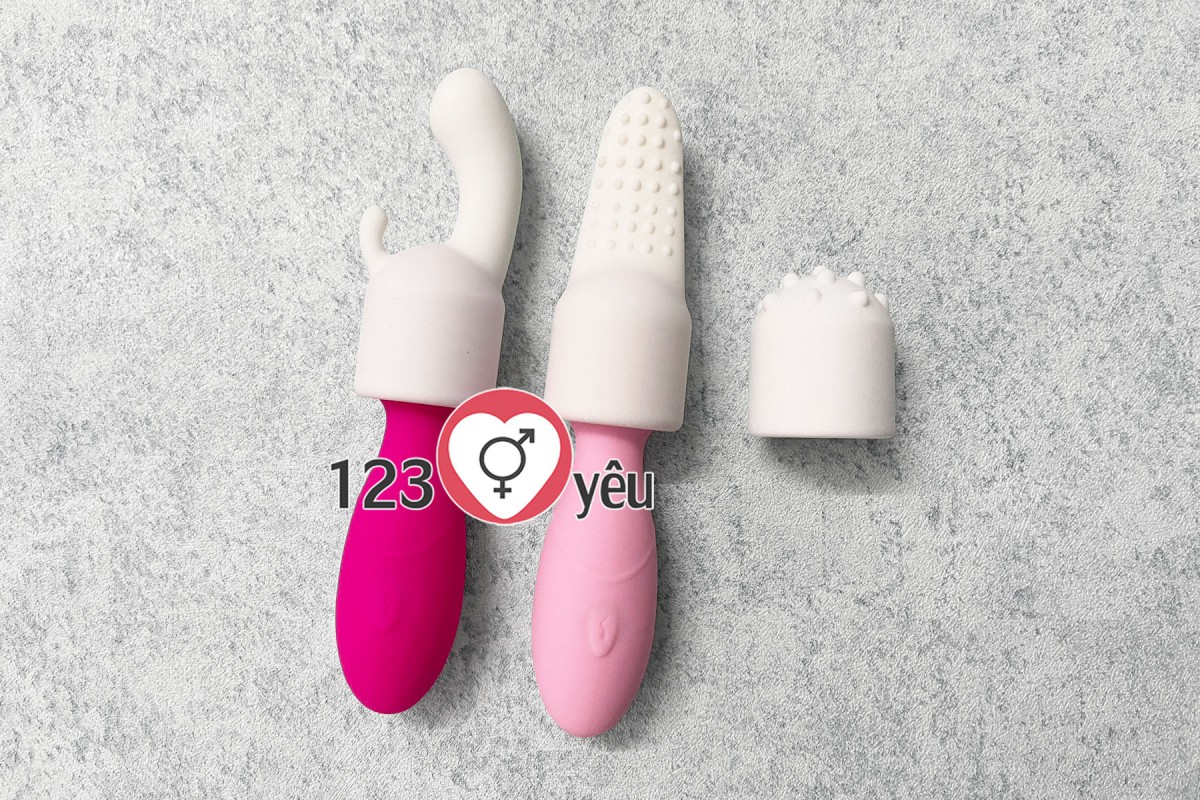 M&aacute;t xa điểm G mini 3 đầu nhỏ gọn pin sạc 6